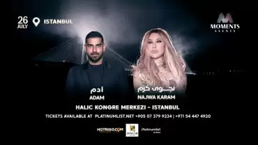 Najwa Karam & Adam Live at Haliç Congress Center, Istanbul, Turkey 2025