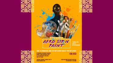 The Afro Sip and Paint Art Experience