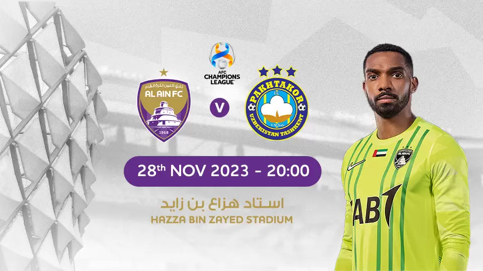 Al Ain FC vs Pakhtakor FC (UZB) - AFC CHAMPIONS LEAGUE