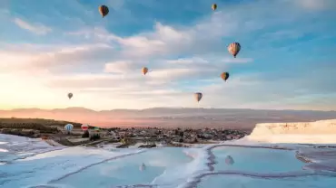 Alanya Pamukkale Tour with Hot Air Balloon Flight