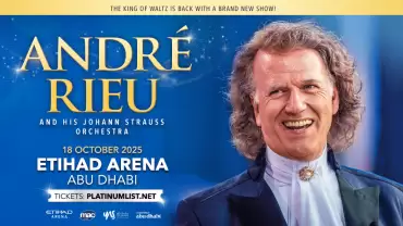 André Rieu & his Johann Strauss Orchestra at Etihad Arena in Abu Dhabi 2025