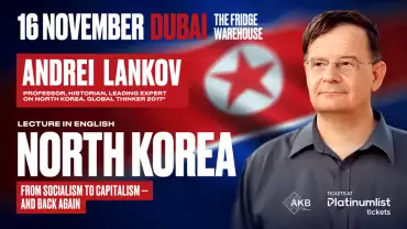 Andrei Lankov With the Lecture “North Korea: From Socialism to Capitalism — and a Little Bit Back” in Dubai