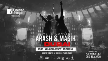 Arash and Masih Concert at Zabeel Theatre, Dubai