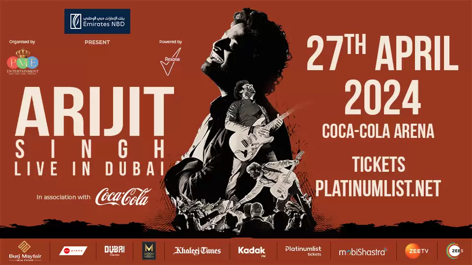 Arijit Singh Live in Coca-Cola Arena, Dubai