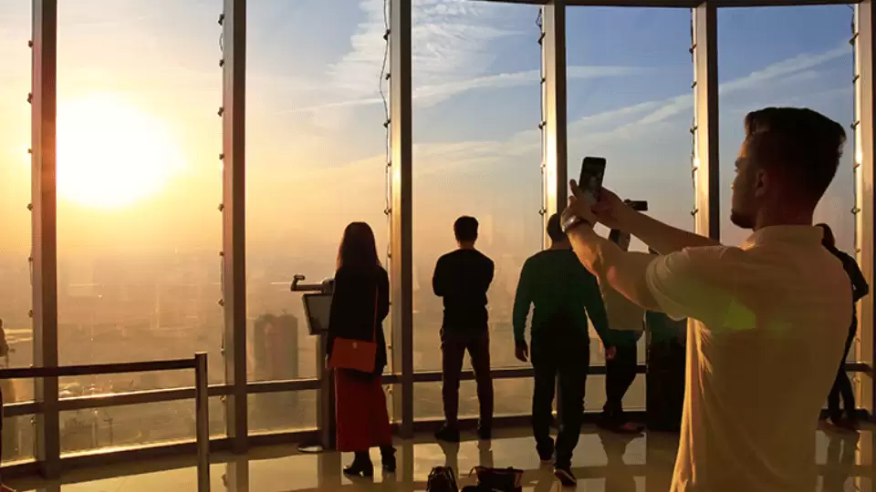 At The Top, Burj Khalifa Level 124th - Sunrise + Morning treat