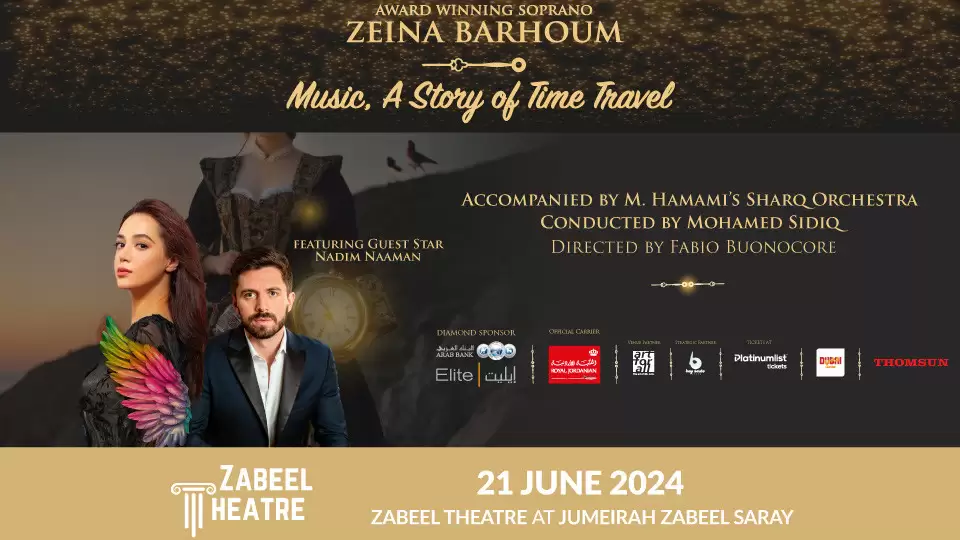 Award Winning Soprano Zeina Barhoum at Zabeel Theatre, Dubai at Zabeel Theatre, Dubai