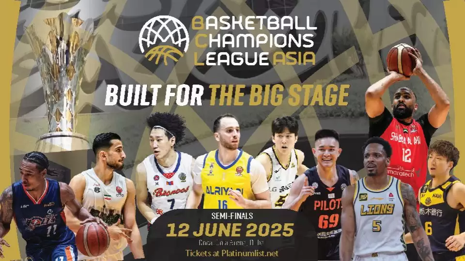 Basketball Champions League Asia 2025 Semi-Finals Match 1 in Dubai