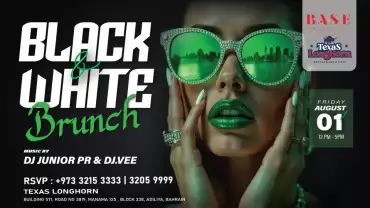 Black and White Brunch at Texas Longhorn, Bahrain
