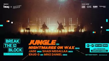 Break the Block feat. JUNGLE Live, Nightmares on Wax DJ Set, and more