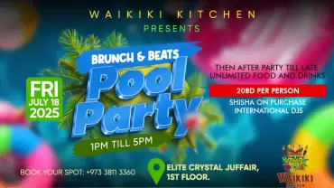 Brunch & Beats Pool Party at Waikiki Kitchen