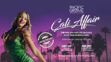 Cali Affair - Evening Bottomless Package with Jade Kimberley, Live at Pacific Groove