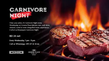 Carnivore Night at Crowne Plaza Bahrain