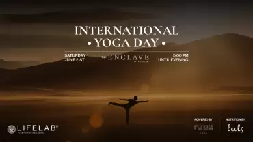 International Yoga Day at The Enclave by Lifelab