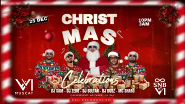 VI Muscat'ta Noel partisi kutlaması