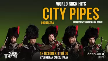 City Pipes Orchestra: World Rock Hits on Bagpipes with Electronic Organ at Zabeel Theatre