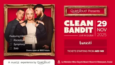 Clean Bandit Live at Barasti in Dubai
