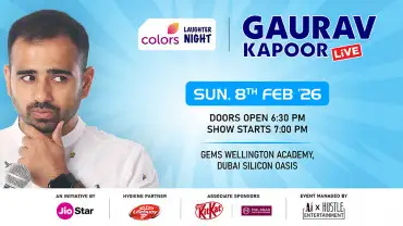Colors Laughter Night ft. Gaurav Kapoor Live - A stand up comedy show in Dubai