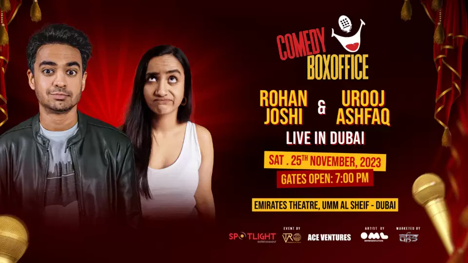 Comedy Box Office with Rohan and Urooj at Emirates Theatre, Dubai