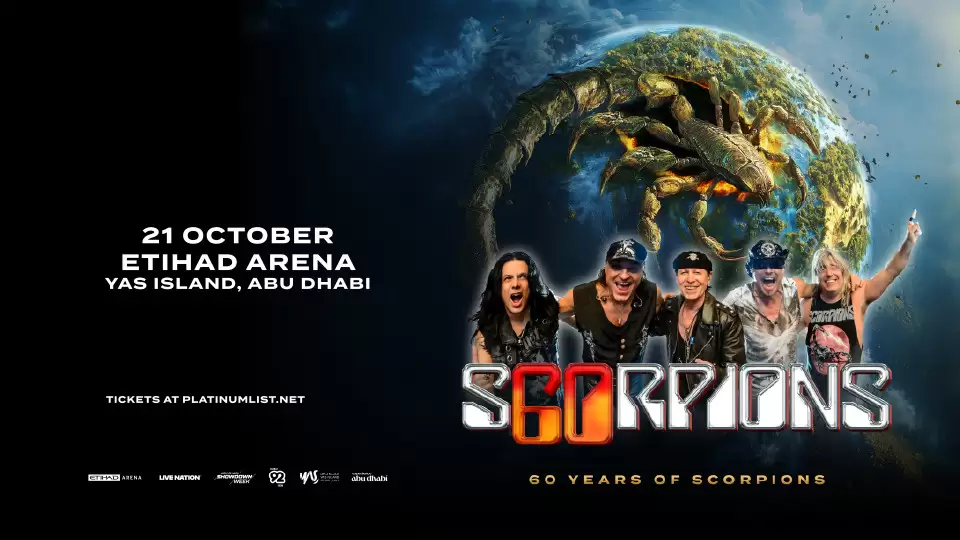 Coming Home — 60 Years of Scorpions tour at Etihad Arena