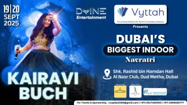Dandiya with Kairavi 2025 Live in Dubai
