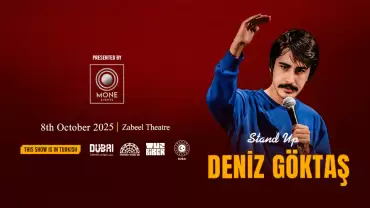 Deniz Goktas Turkish Stand Up at Zabeel Theatre in Dubai