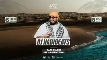 DJ Habibeats at Azul Beach, Bahrain