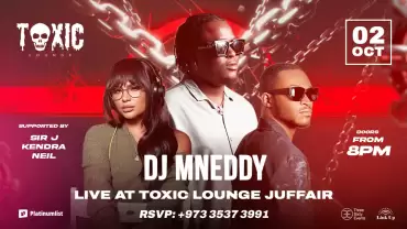 DJ Mneddy live at Toxic Lounge, Bahrain
