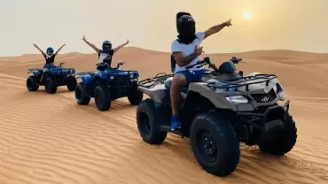 Dubai: Quad Bike Safari, Camel Ride and Refreshments