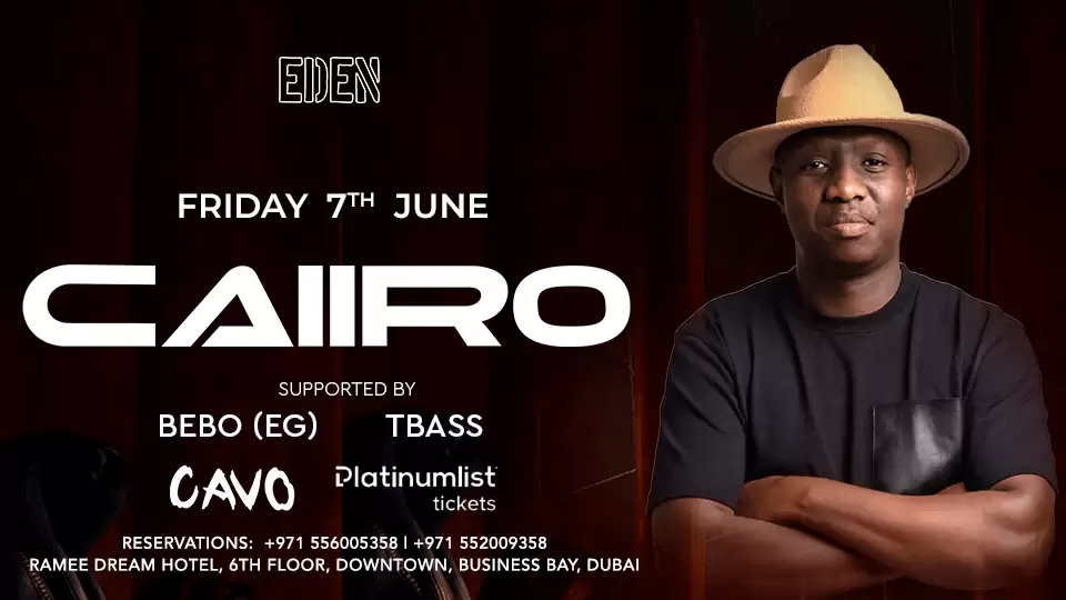 Eden Presents Caiiro Performing Live at Cavo, Dubai