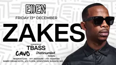 Eden Presents DJ Zakes Bantwini Live in Dubai