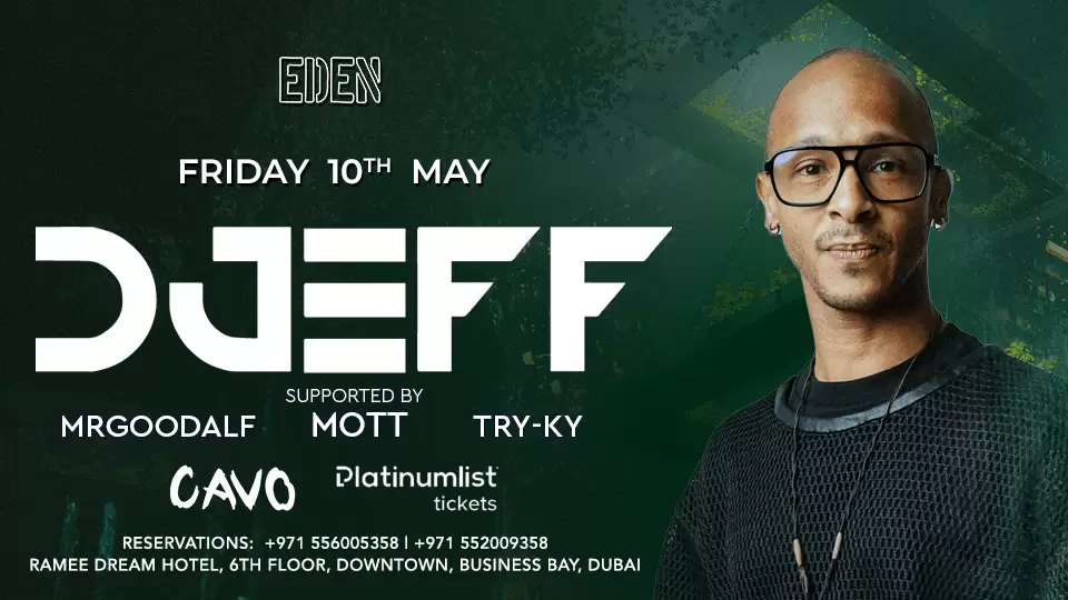 Eden Presents Djeff Performing Live at Cavo, Dubai