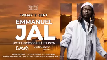 Eden Presents Emmanuel Jal Performing Live in Dubai