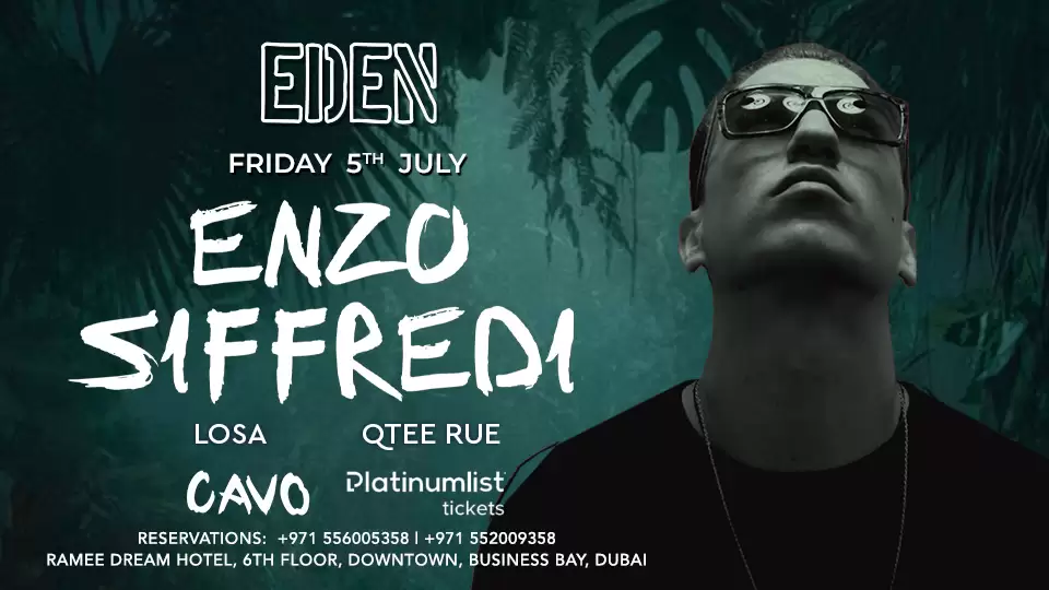 Eden Presents Enzo Siffredi Performing Live at Cavo, Dubai