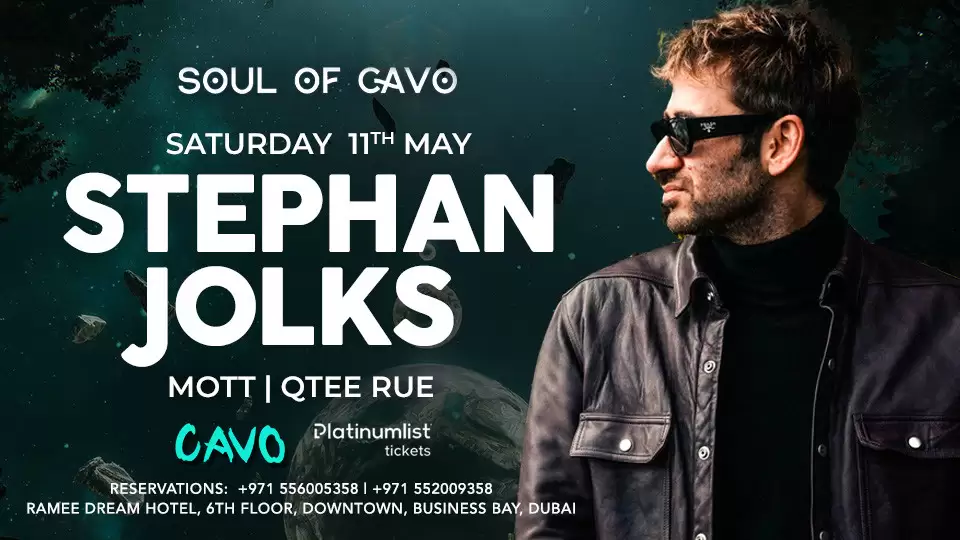 Eden Presents Stephan Jolks Performing Live at Cavo, Dubai