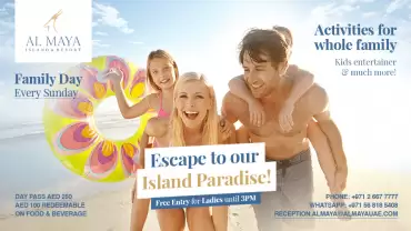 Escape to Our Island Paradise! - Al Maya Island & Resort Sunday Pool Party Family Day