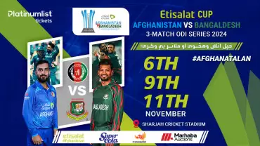 Etisalat Cup - Afghanistan vs Bangladesh 3-Match ODI Series 2024 in Sharjah Cricket Stadium