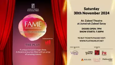 Fame 2024 at Zabeel Theatre, Dubai