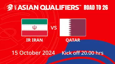 FIFA World Cup 2026 Asian Qualifiers IR IRAN vs QATAR