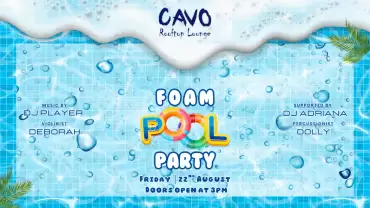 Foam Pool Party at Cavo Rooftop