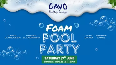 Foam Pool Party at Cavo Rooftop, Bahrain