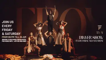 Friday & Saturday Dinner Show at Troy in Dubai