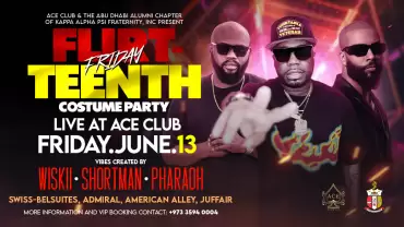 Friday the Flirt-teenth | Costume Party at ACE Club
