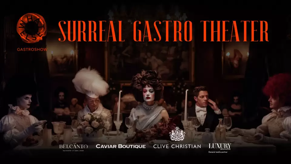 Gastroshow by WHAT ELSE. Who is the Murderer? at Belcanto Dubai Opera.