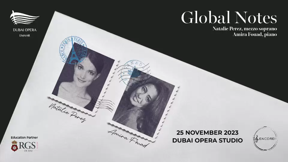 Global Notes: Natalie Perez and Amira Fouad in the Studio Dubai Opera