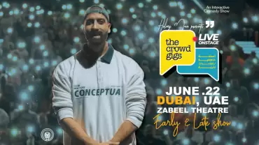 Crowd Gigs by Mohamed Helmy at Zabeel Theatre in Dubai