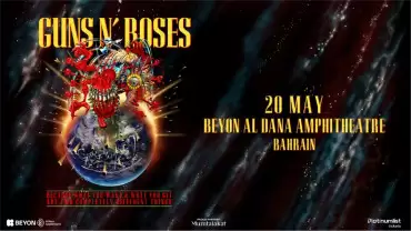 Guns N' Roses live at Beyon Al Dana Amphitheatre, Bahrain