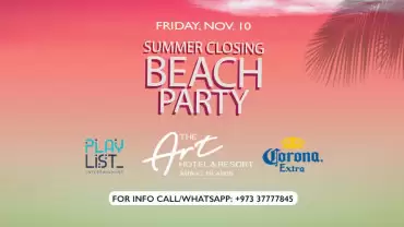 Summer Closing Beach Party