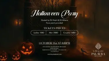 Halloween Party at Palavra Resort, Bahrain