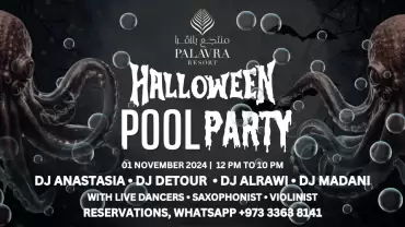 Haunted Halloween Pool Party at Palavra Resort