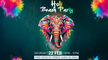 Holi Beach Party 2025 – Dubai’s Most Colorful Celebration!